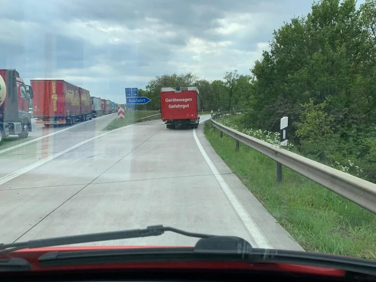 Unterstützung Gefahrgutzug