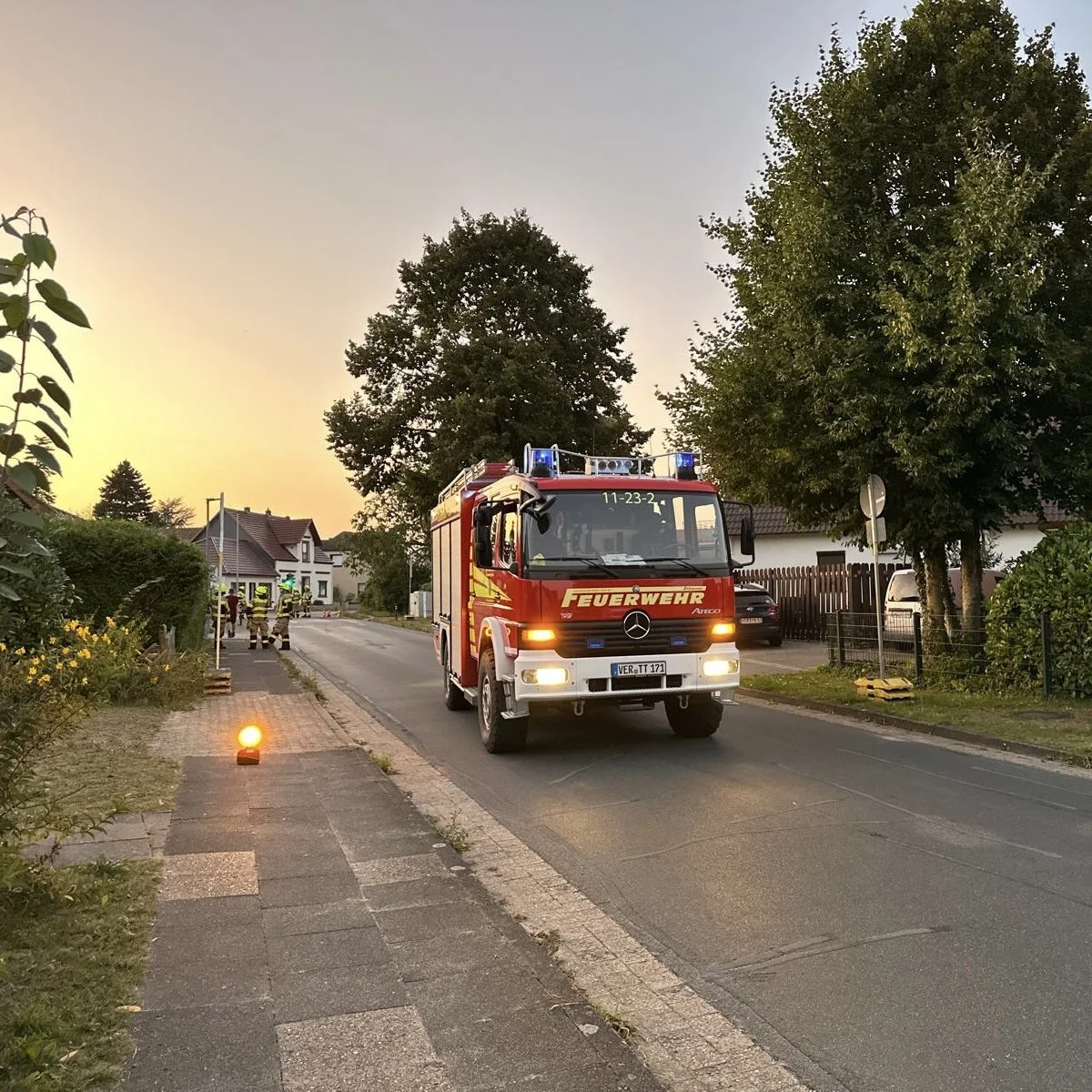 Ast droht herunterzufallen