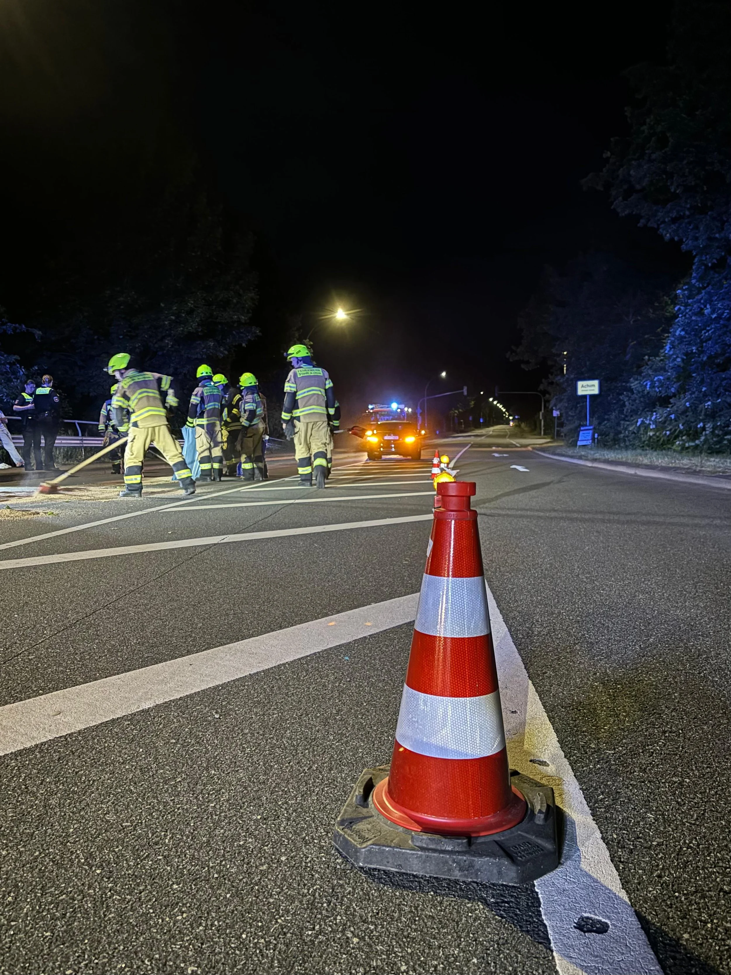 Auslaufende Betriebsstoffe nach VU