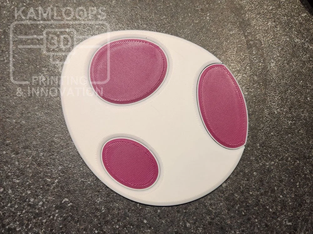 3D printed Super Mario Yoshi Egg coaster