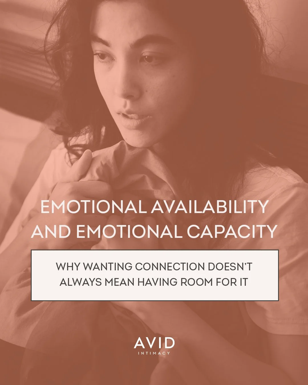 Emotional availability and emotional capacity are often treated as the same thing. They aren&rsquo;t. People can want connection while also needing rest, space, or slower pacing. Recognising the difference can reduce shame and open up more honest for