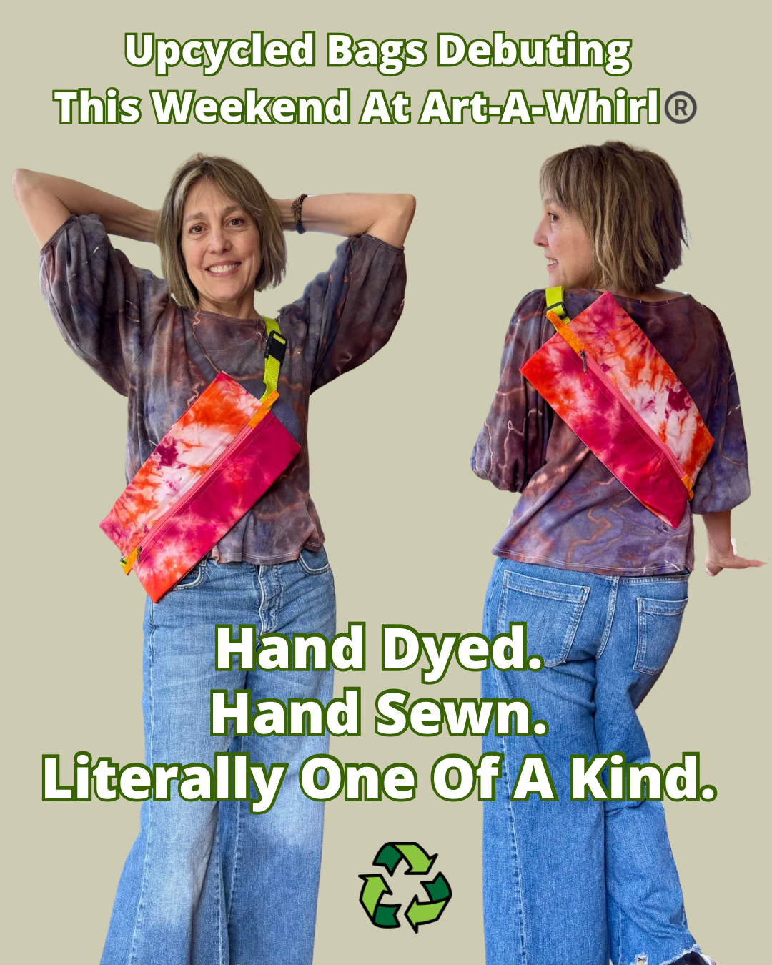 UpCycled Fanny Pack/Cross Body Bags