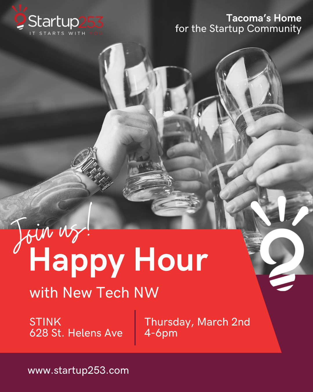 Happy Hour w/ New Tech NW&nbsp;@&nbsp;STINK
