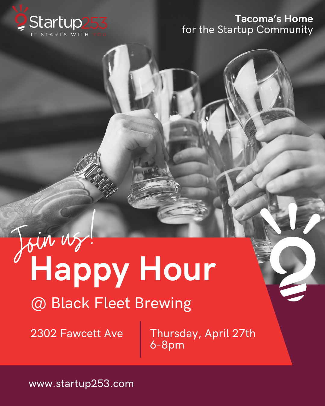 Happy Hour with Tacoma Startups and Entrepreneurs