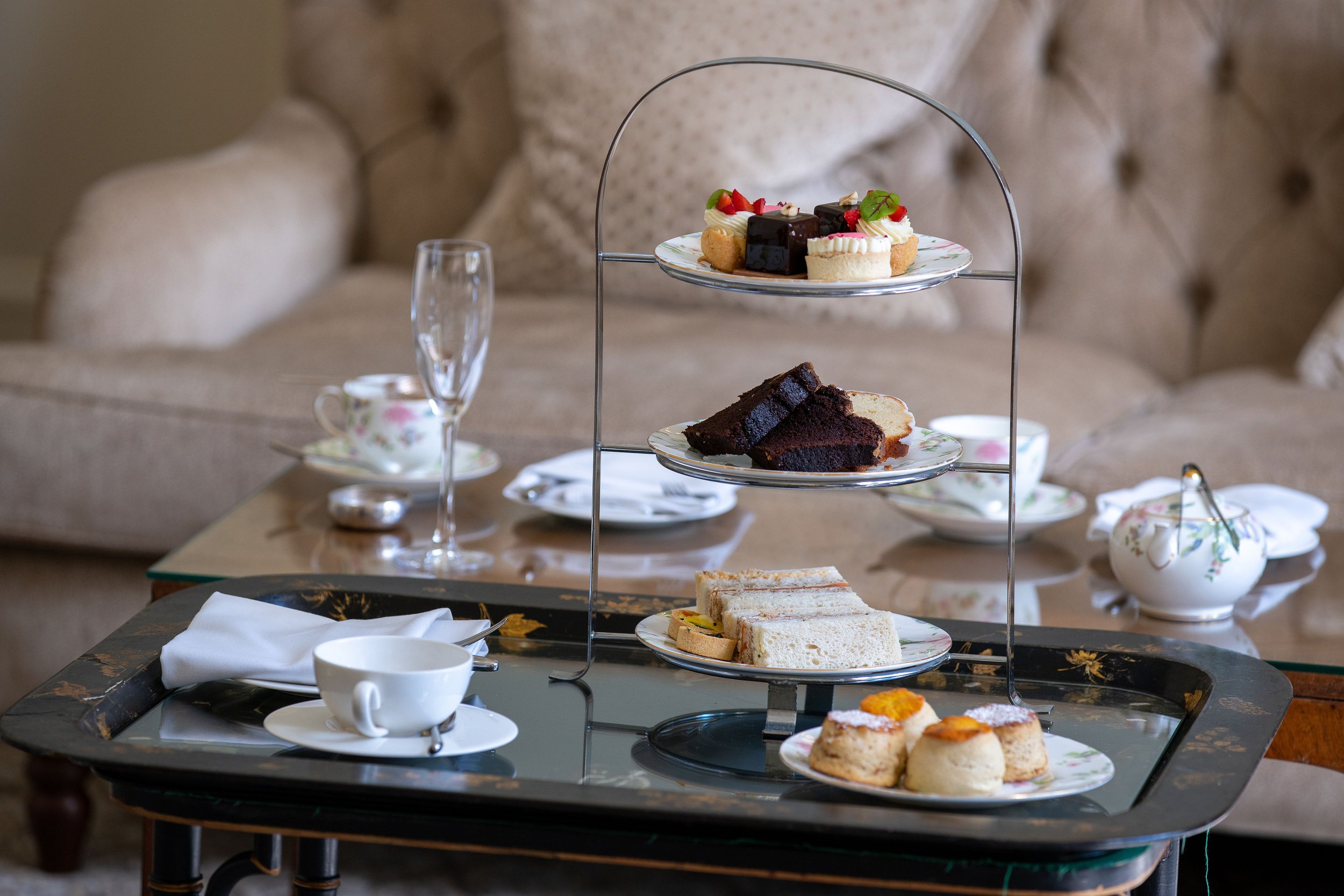 Luxury Afternoon Tea Near Glasgow Crossbasket Castle
