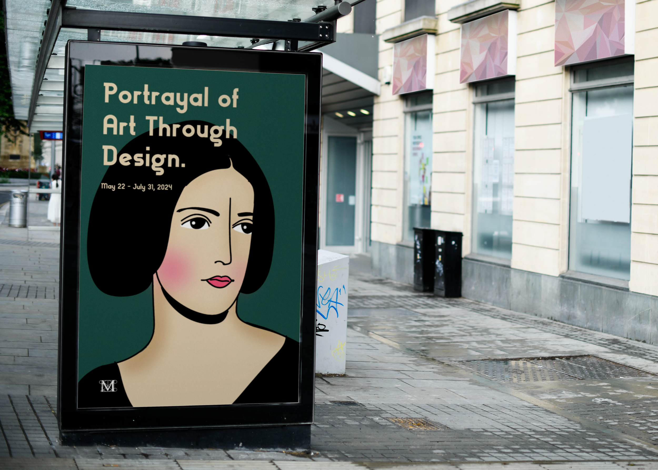Portrayal of Art Through Design Poster Series — Emily Raney Design