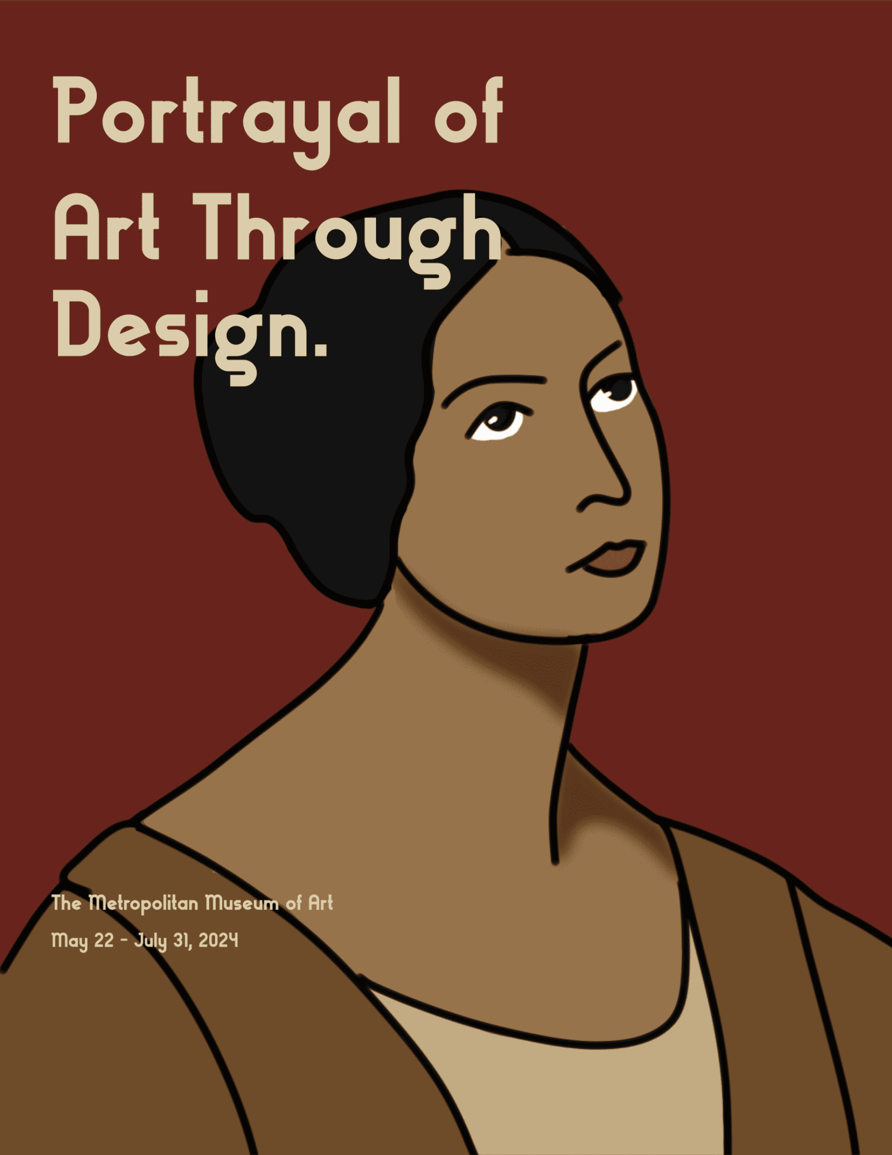 Portrayal of Art Through Design Poster Series — Emily Raney Design