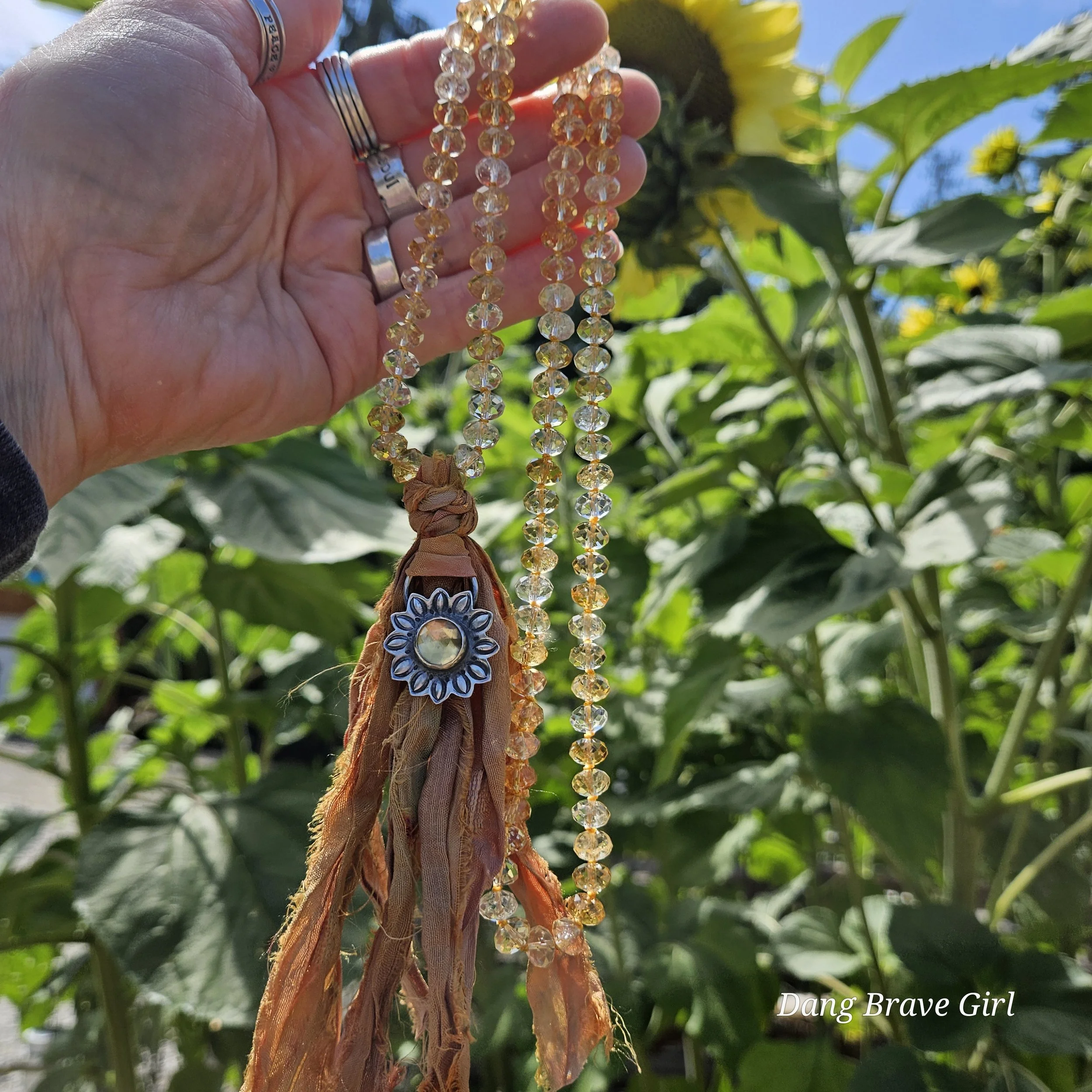 sunflower mala
