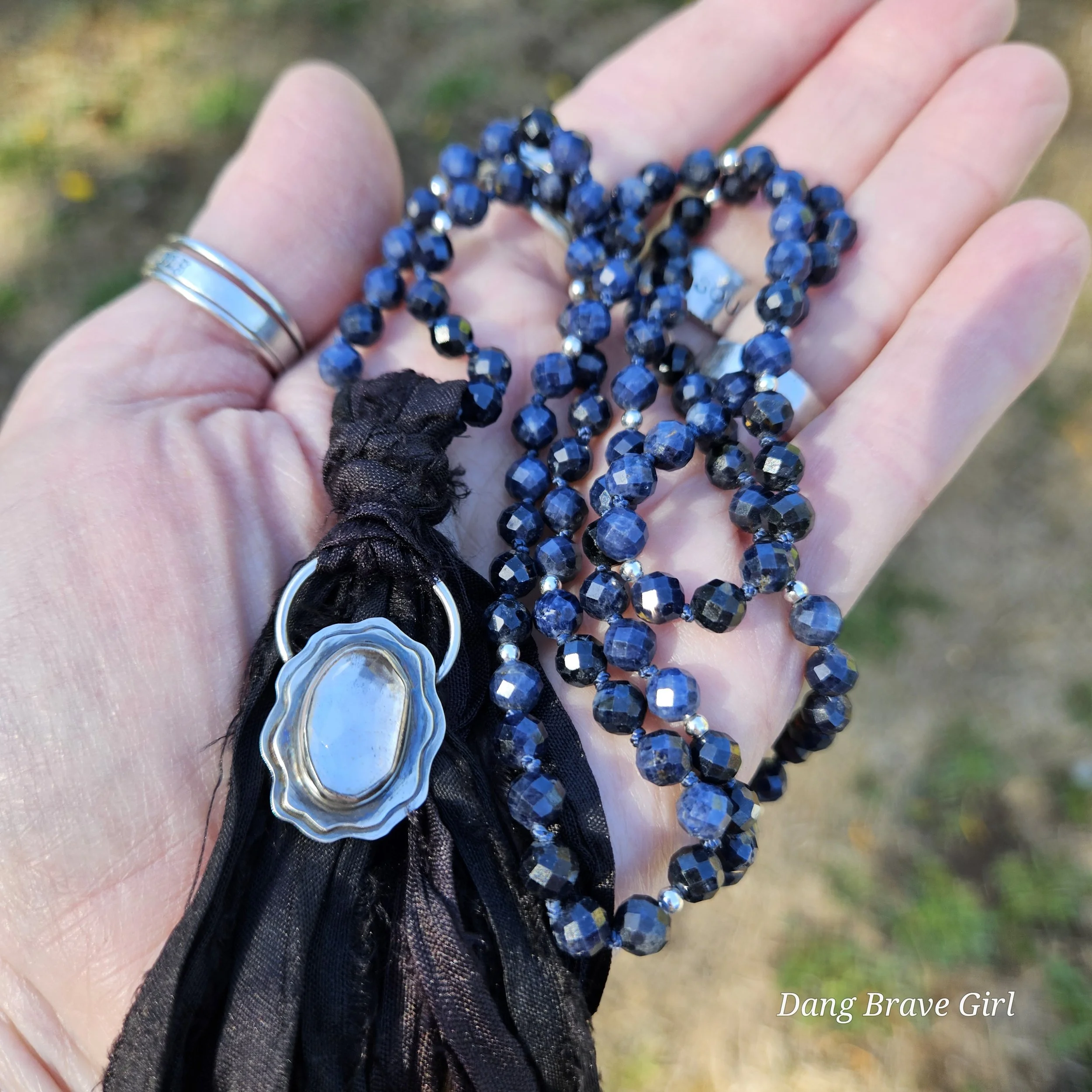 blue sapphire mala