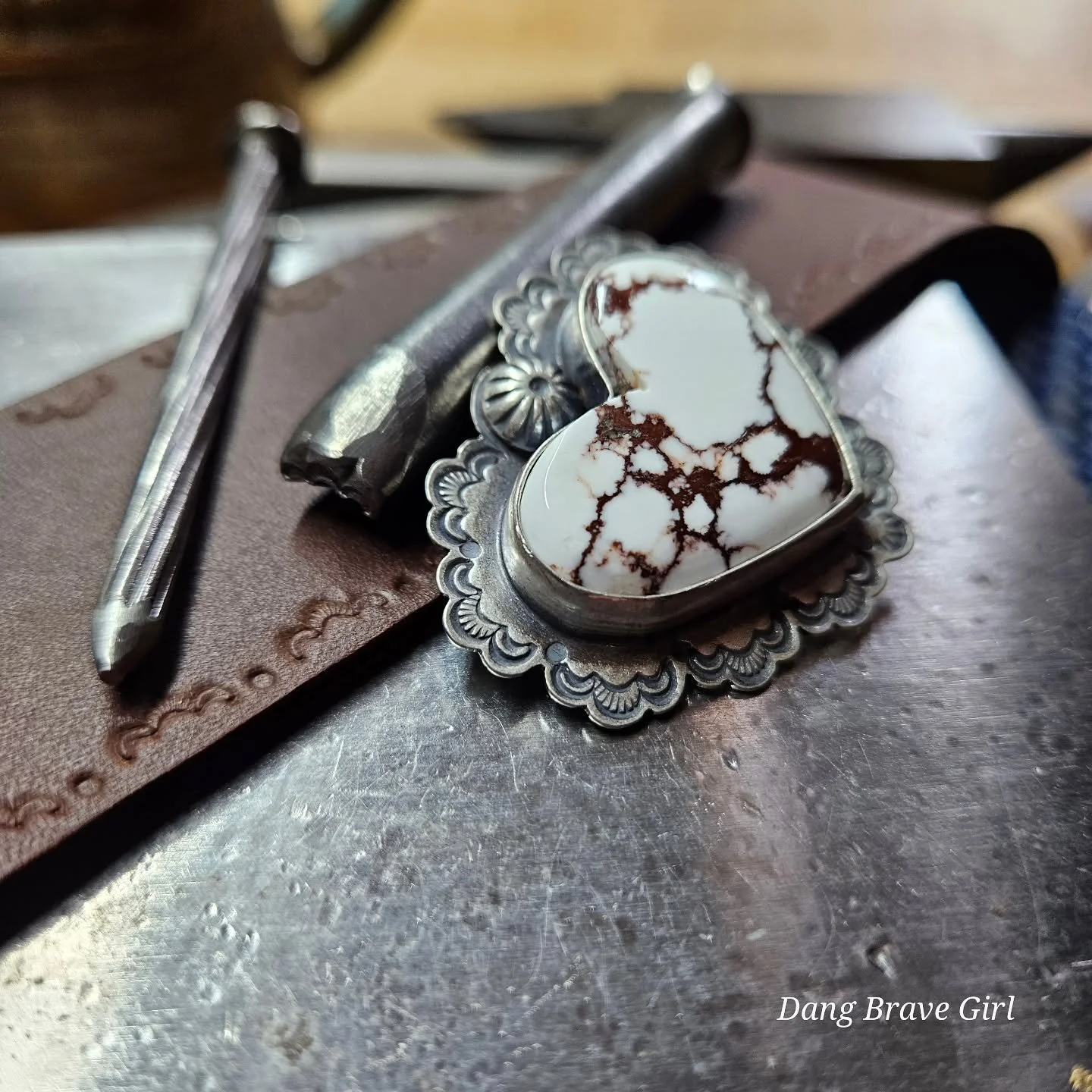 Details.....

I feel like I'm finally ready(ish 😉) to call the Wildhorse Collection complete and will stop making anymore pieces for it. If I don't, I'll never get it out there to you! I swear I am addicted to creating and this year's batch is the b