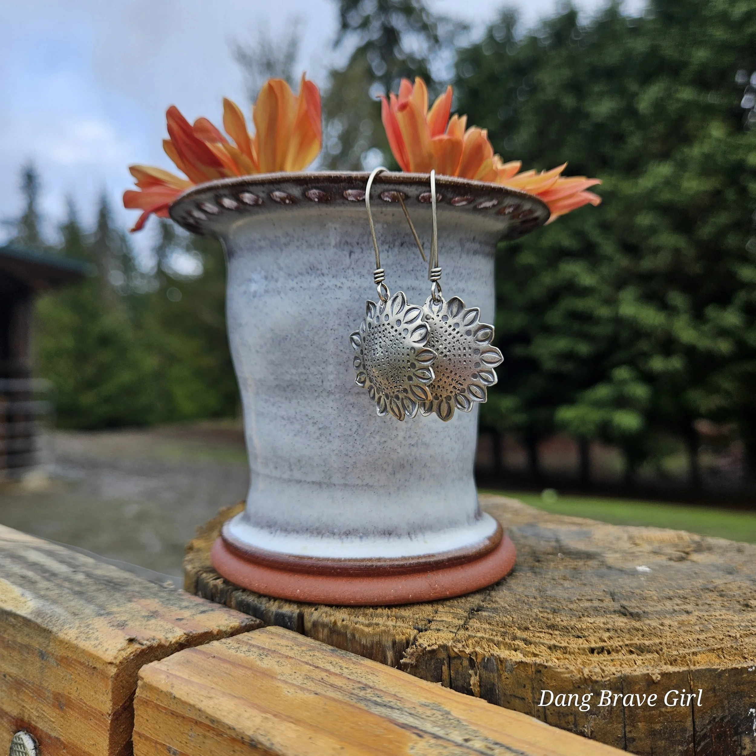 Vanilla Spice Earring Holder/Vase