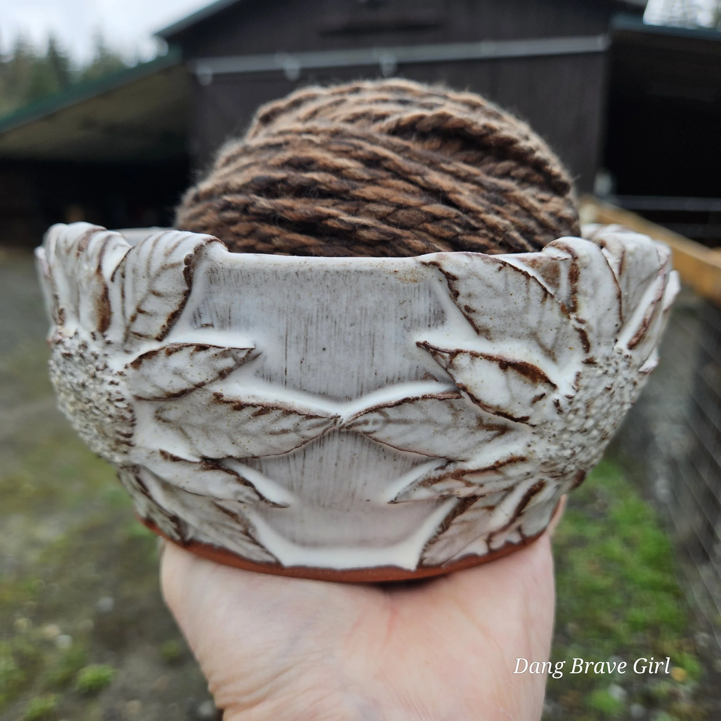 Sunflower Yarn Bowl