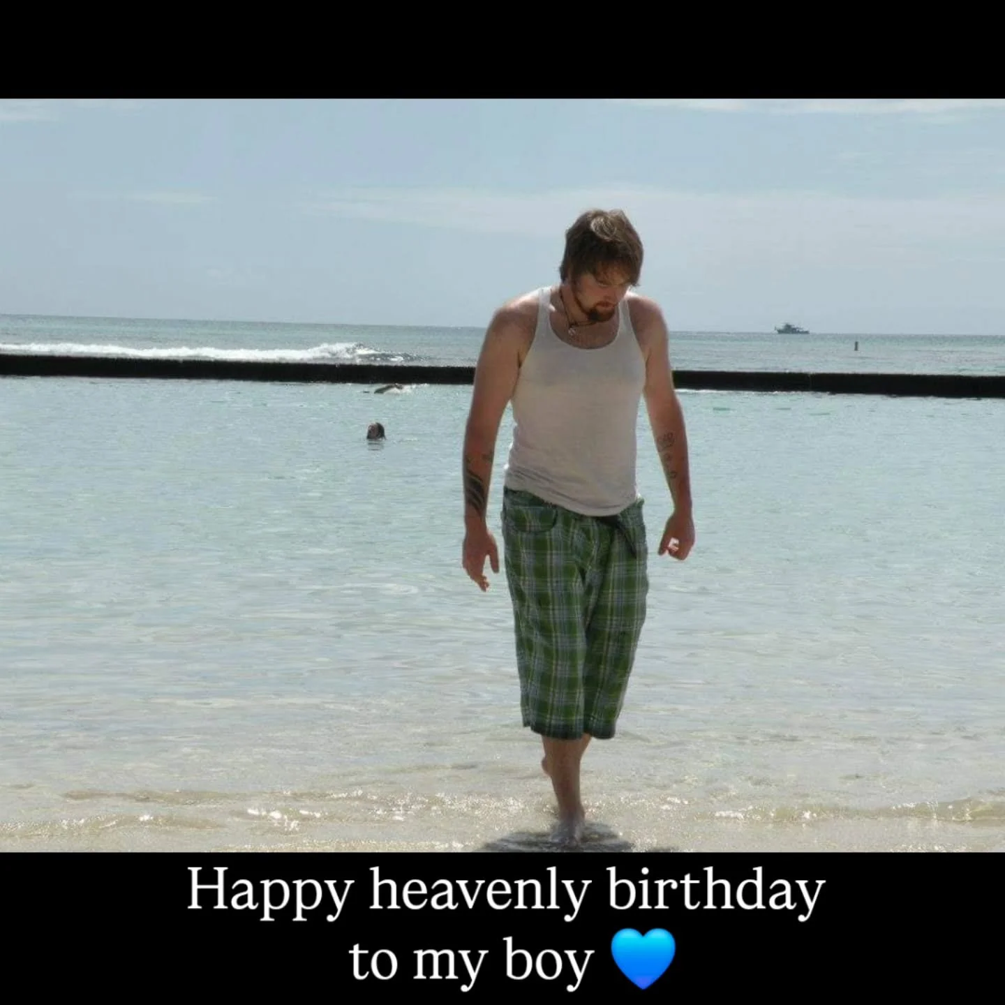 If anything, and I truly mean ANYTHING, deserves a place on this page, it's posts that honor my son... both of them, but today I wish my oldest, my firstborn, my saving grace, a beautiful birthday in heaven. 

I don't want to take away from shining a