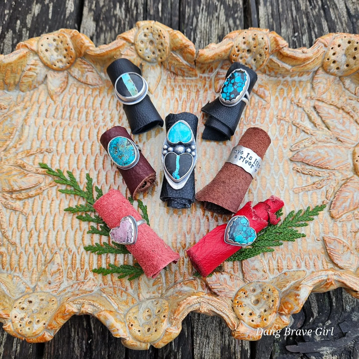 The rings of The Love Collection....

Tonight is the night. In just one hour you can pick up a heart or two.... either in silver or clay.... or both!

As always, we are honored that you enjoy our work. 

❤️,
The DBH &amp; DBG