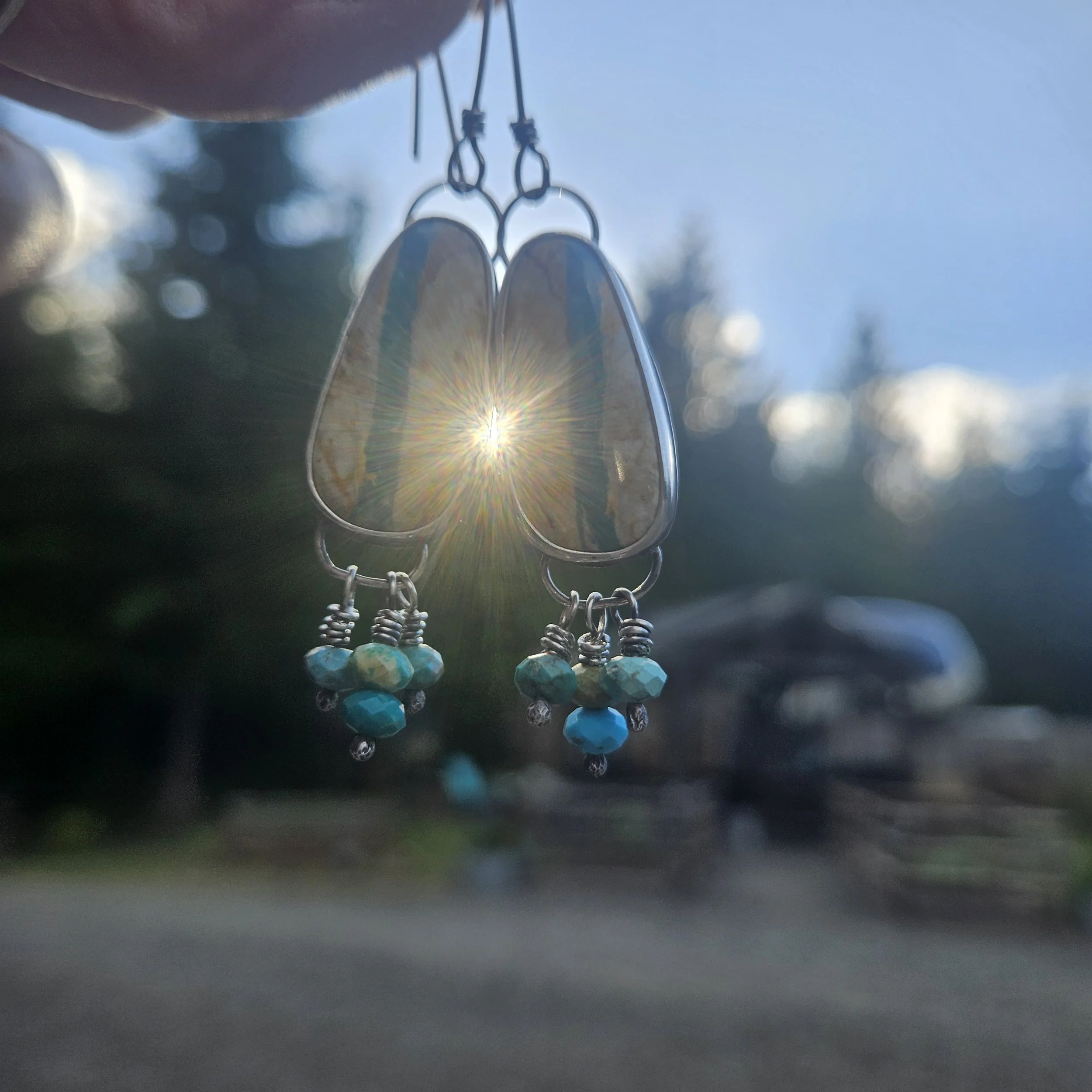 royston ribbon earrings