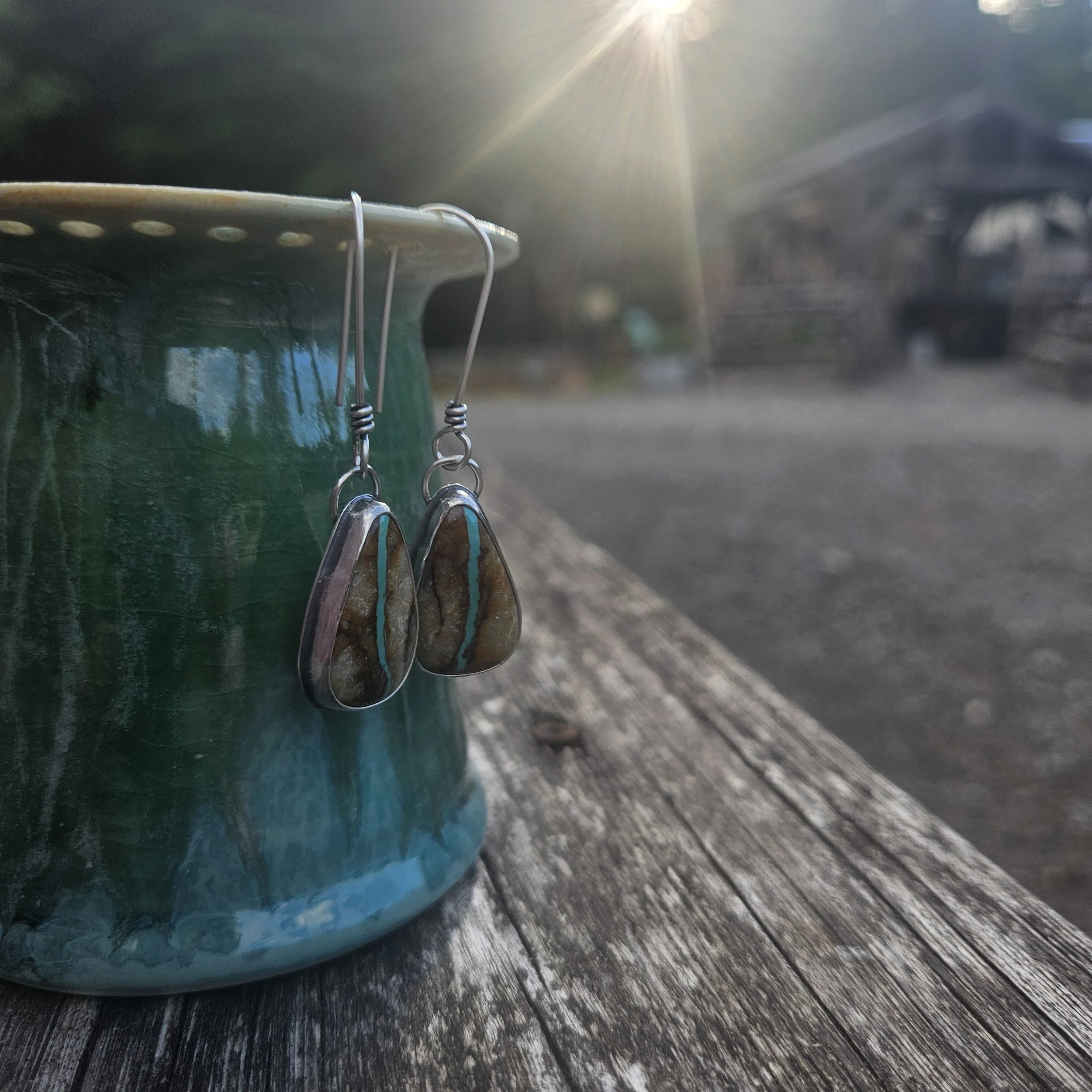 River Soul Turquoise Earrings