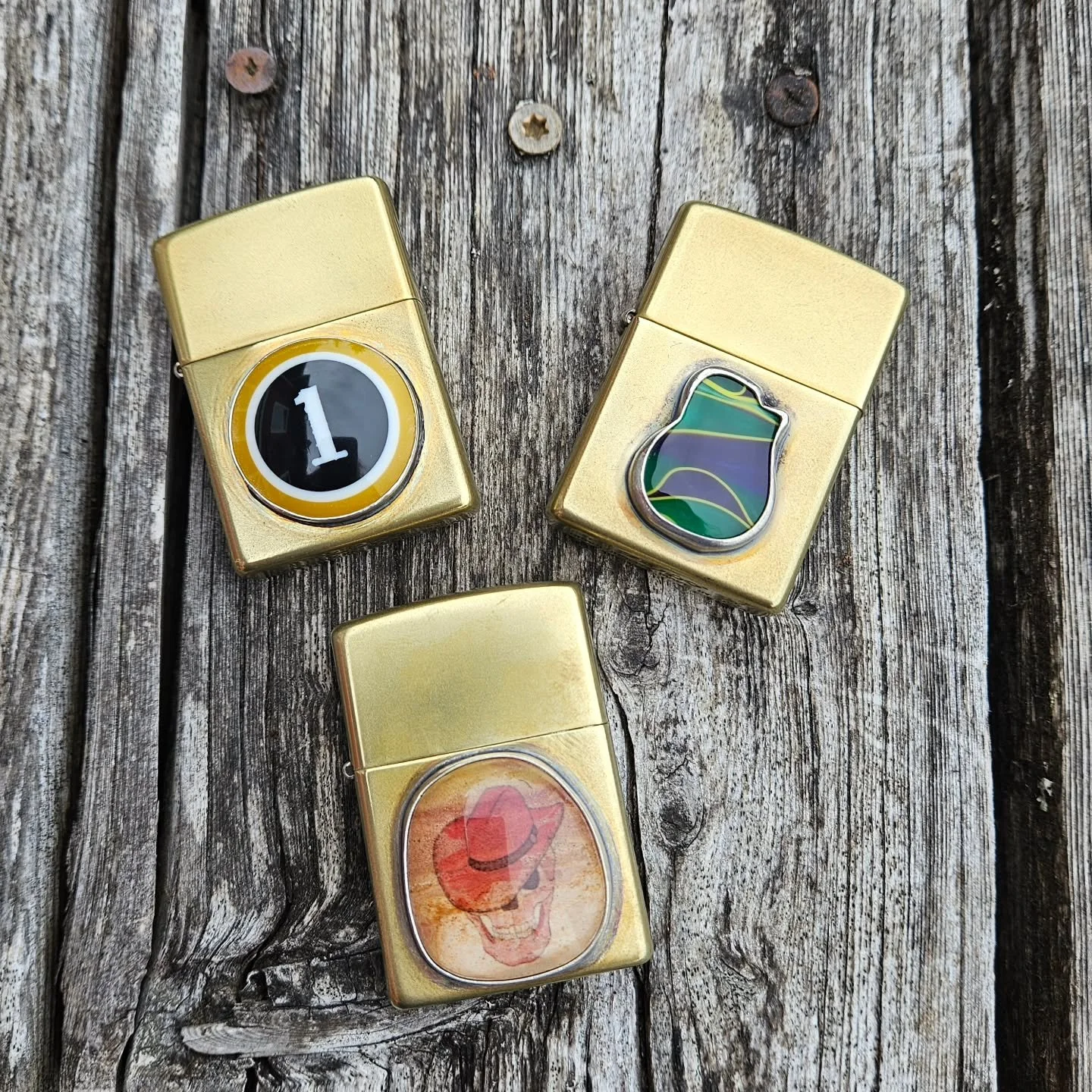 🔥 Each one of these easily transmits me back in time, to a memory, to a experience.... to a place where life was free, time was plentiful and fun was to be had. 

And now we just get to carry the zippo 🤣....

New goodies are in the shop tonight. So