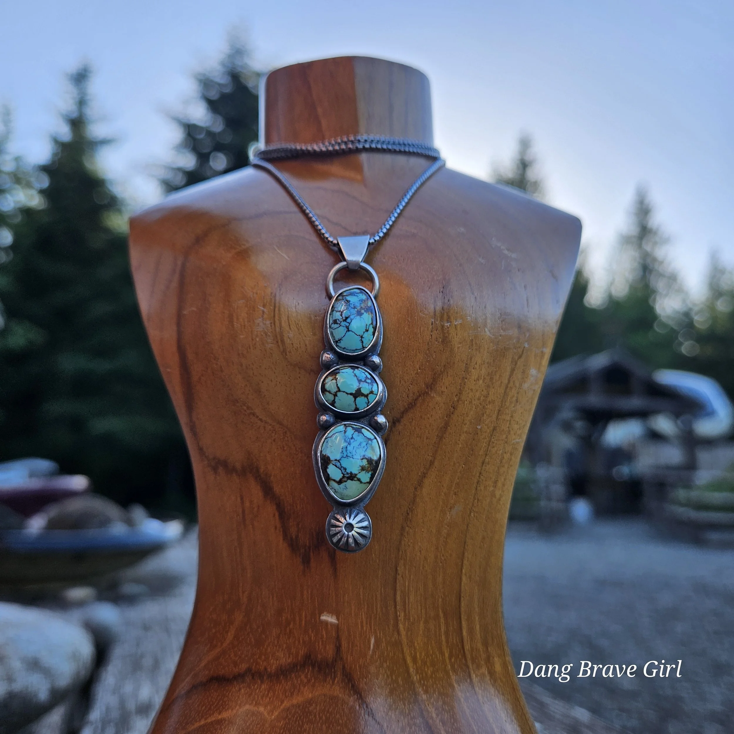 Turquoise Totem Pendant