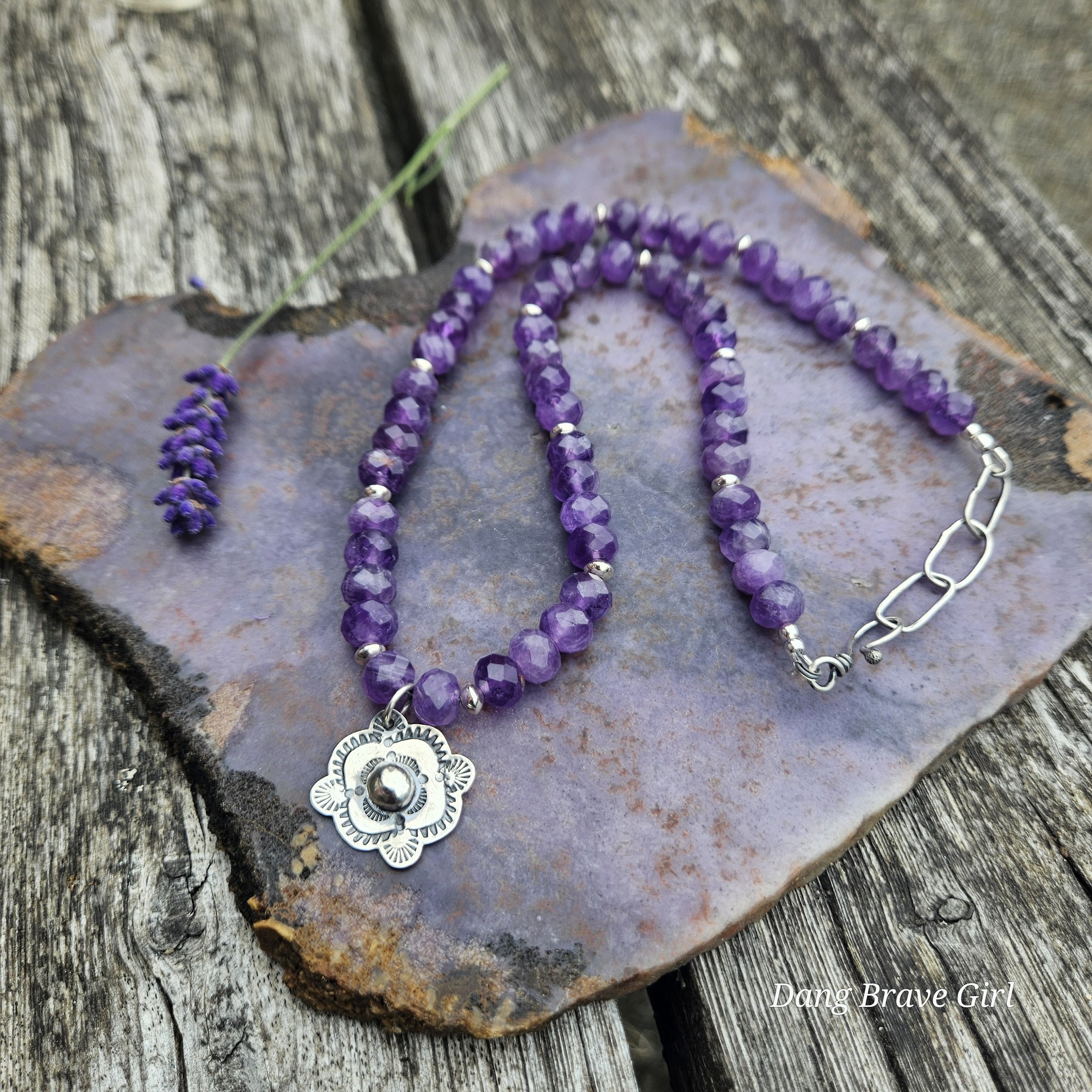 Amethyst Bloom Necklace