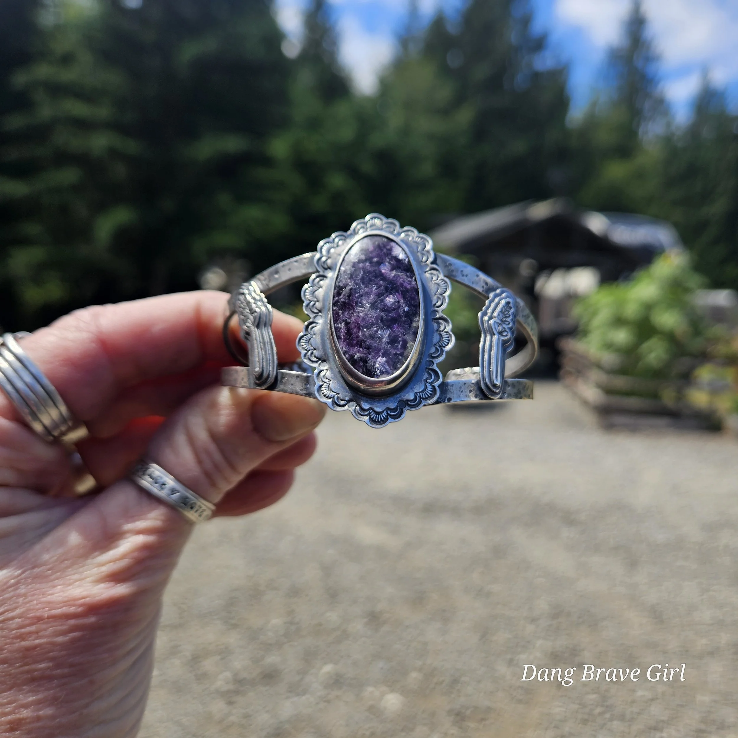 lepidolite cuff