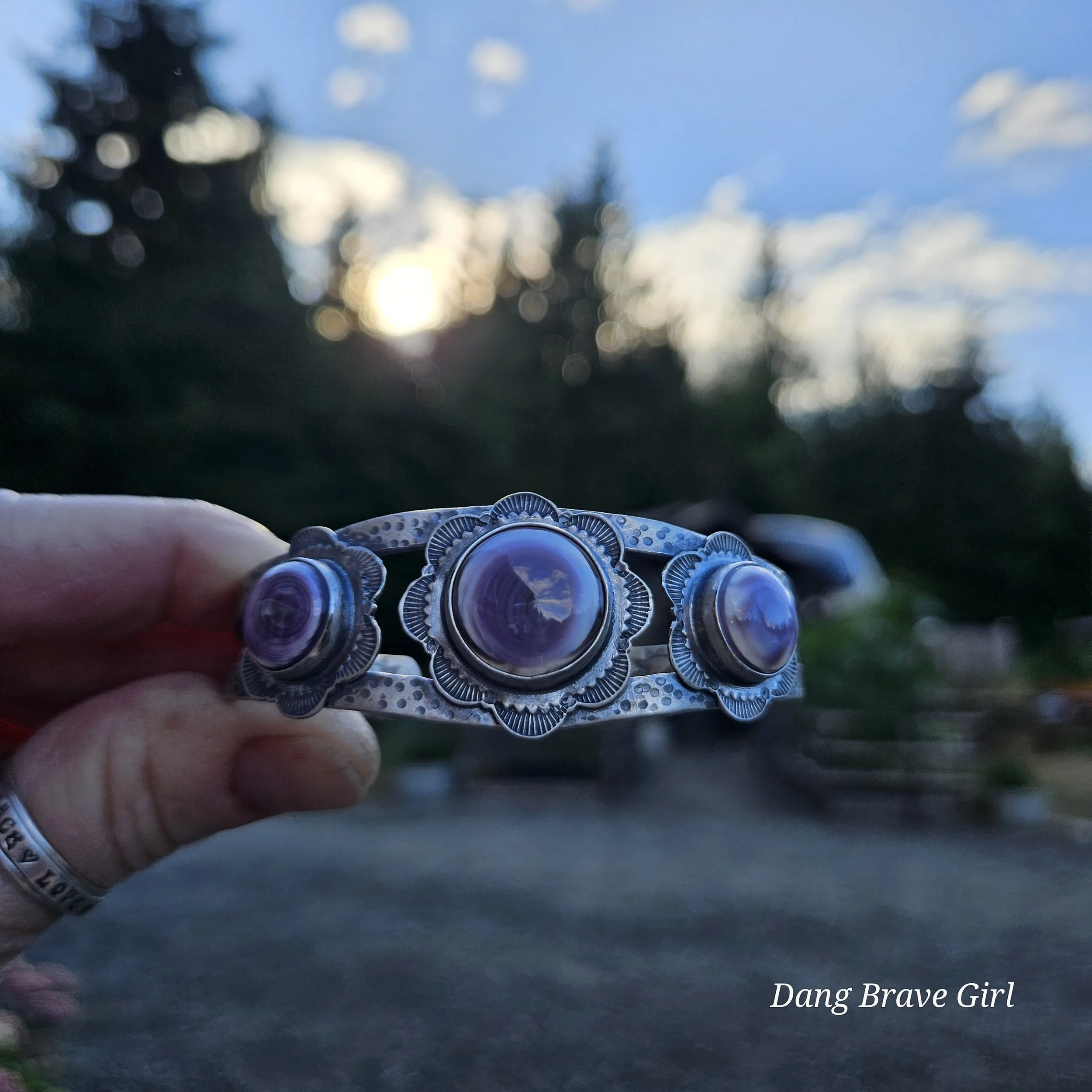 keep blooming wampum cuff