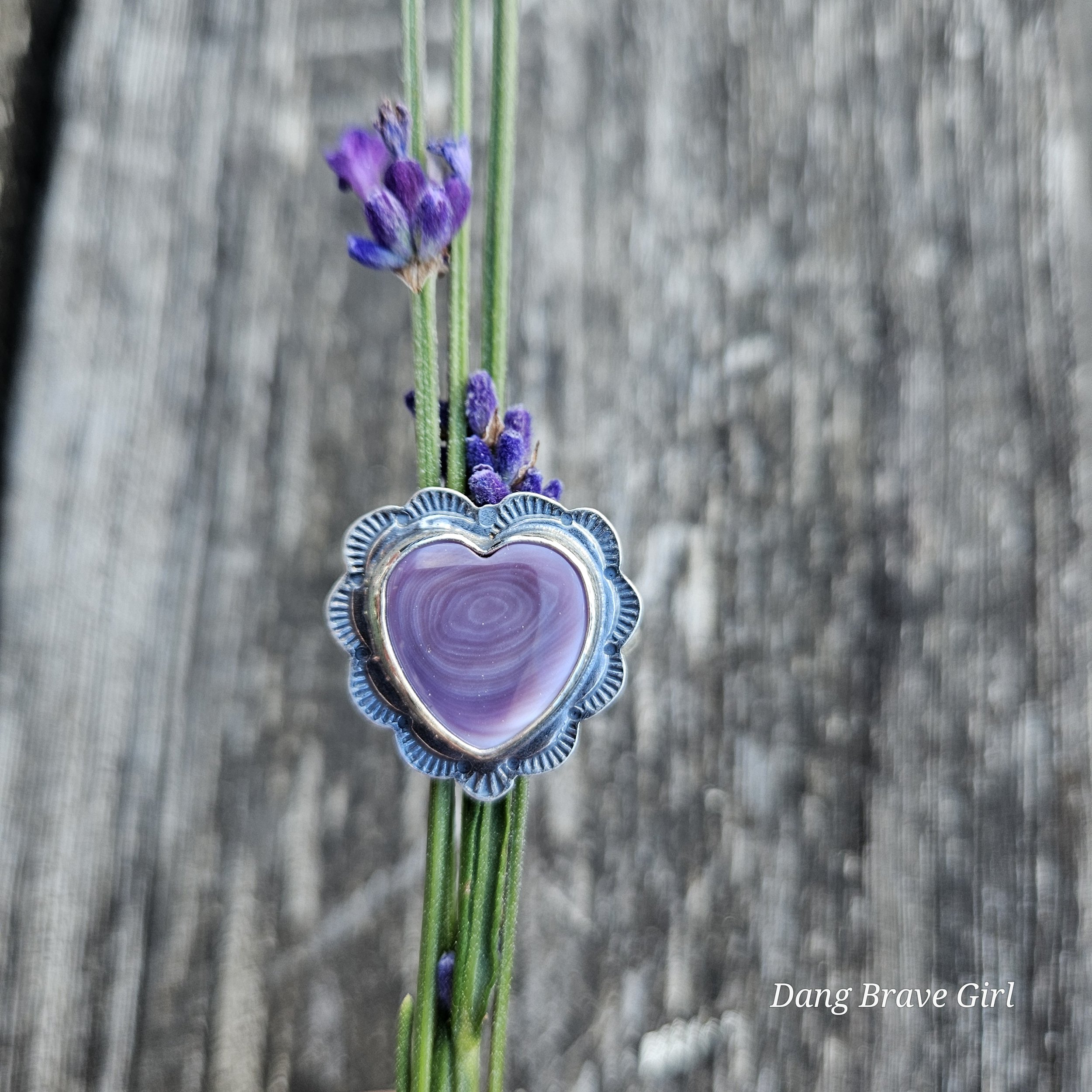 Wampum Love Ring Size 8.5