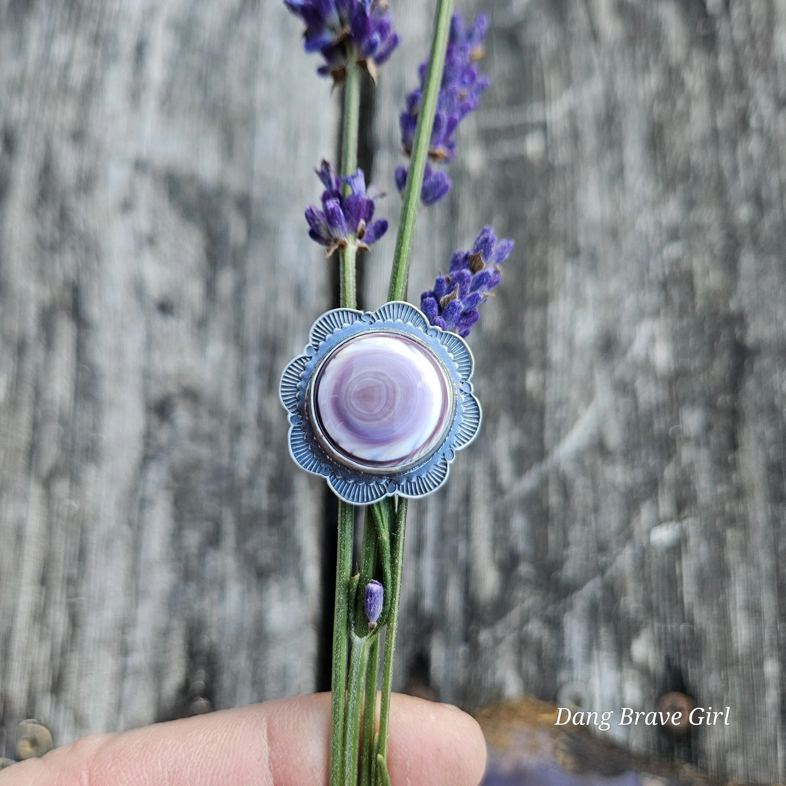 wampum flower ring