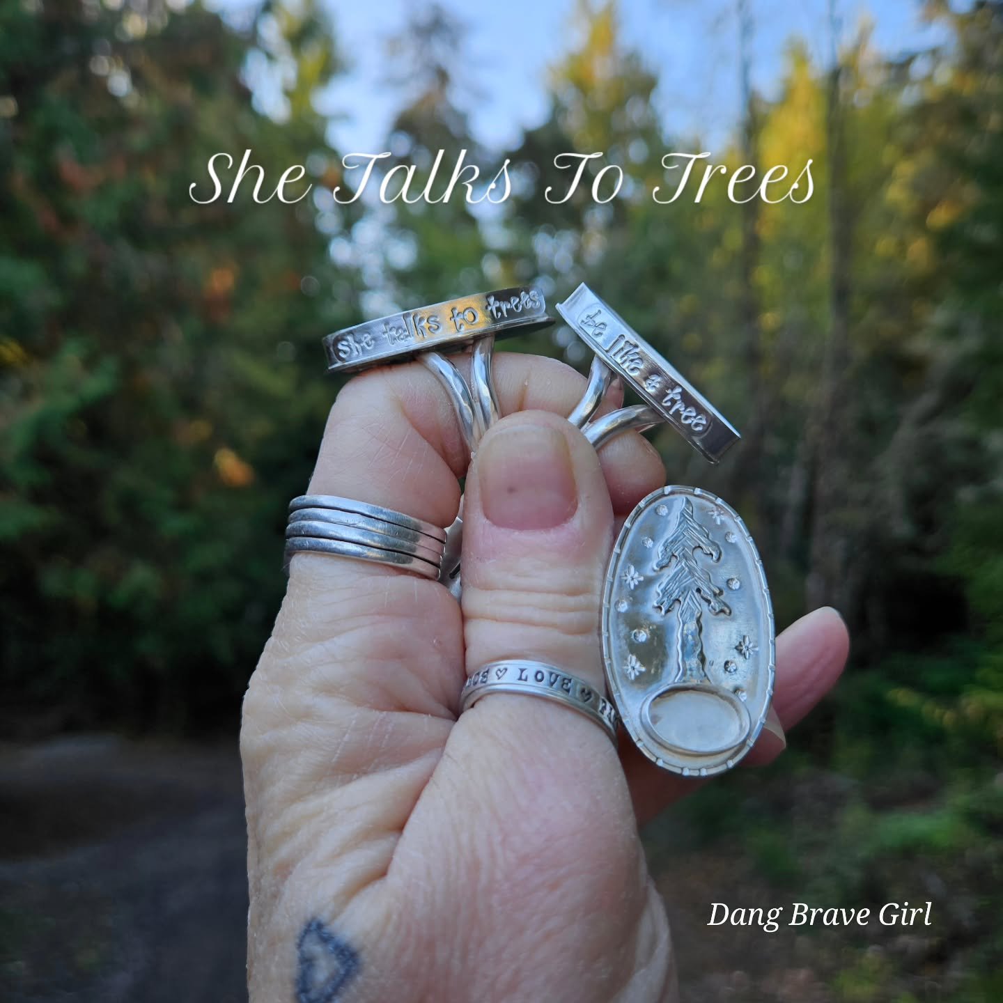 She Talks To Trees.....

You know who you are 💚, these are for you. 

Soon I will have a forest of tree inspired pieces for us tree lovers.