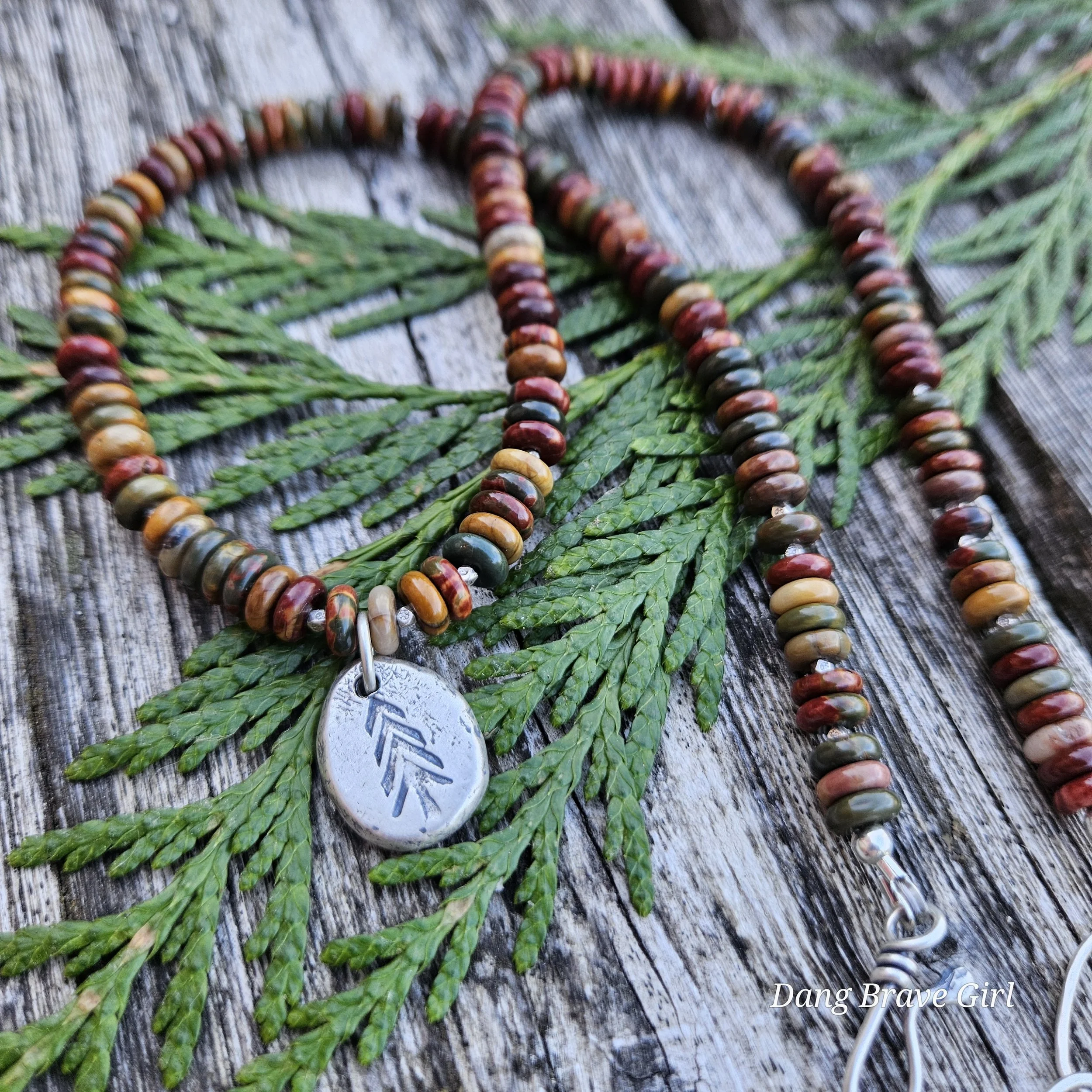 Red Creek Jasper Tree Necklace