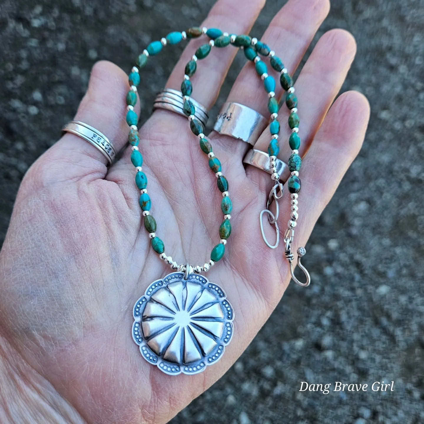 This is a custom request from a local lady who saw a similar one I had down @old.town.carlsborg 💙. She had gone back to purchase it but it had been loved up so she reached out to ask if I could create another like it. 
I can't always do that because