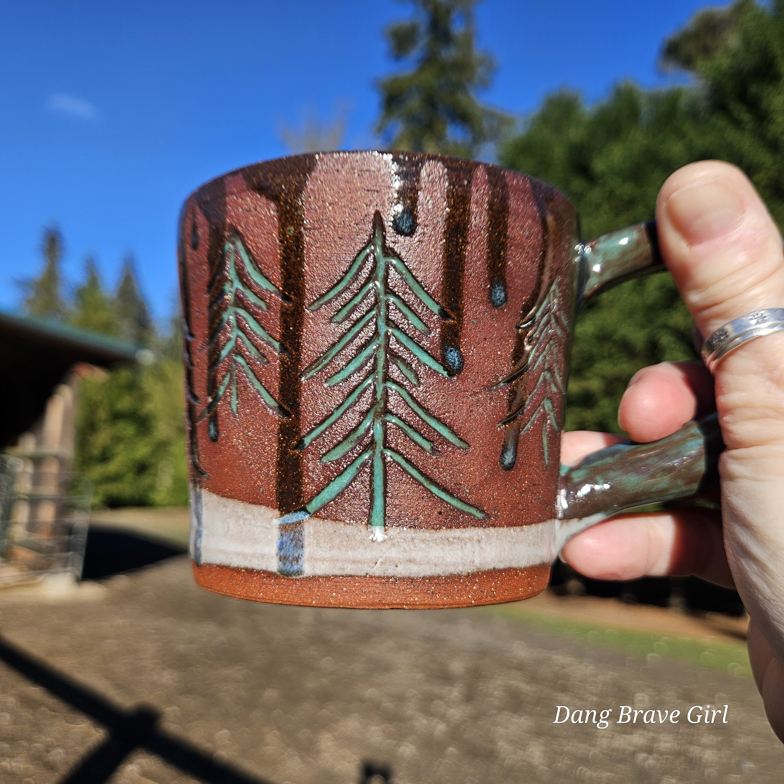 A Snowy Walk in the Woods Mug