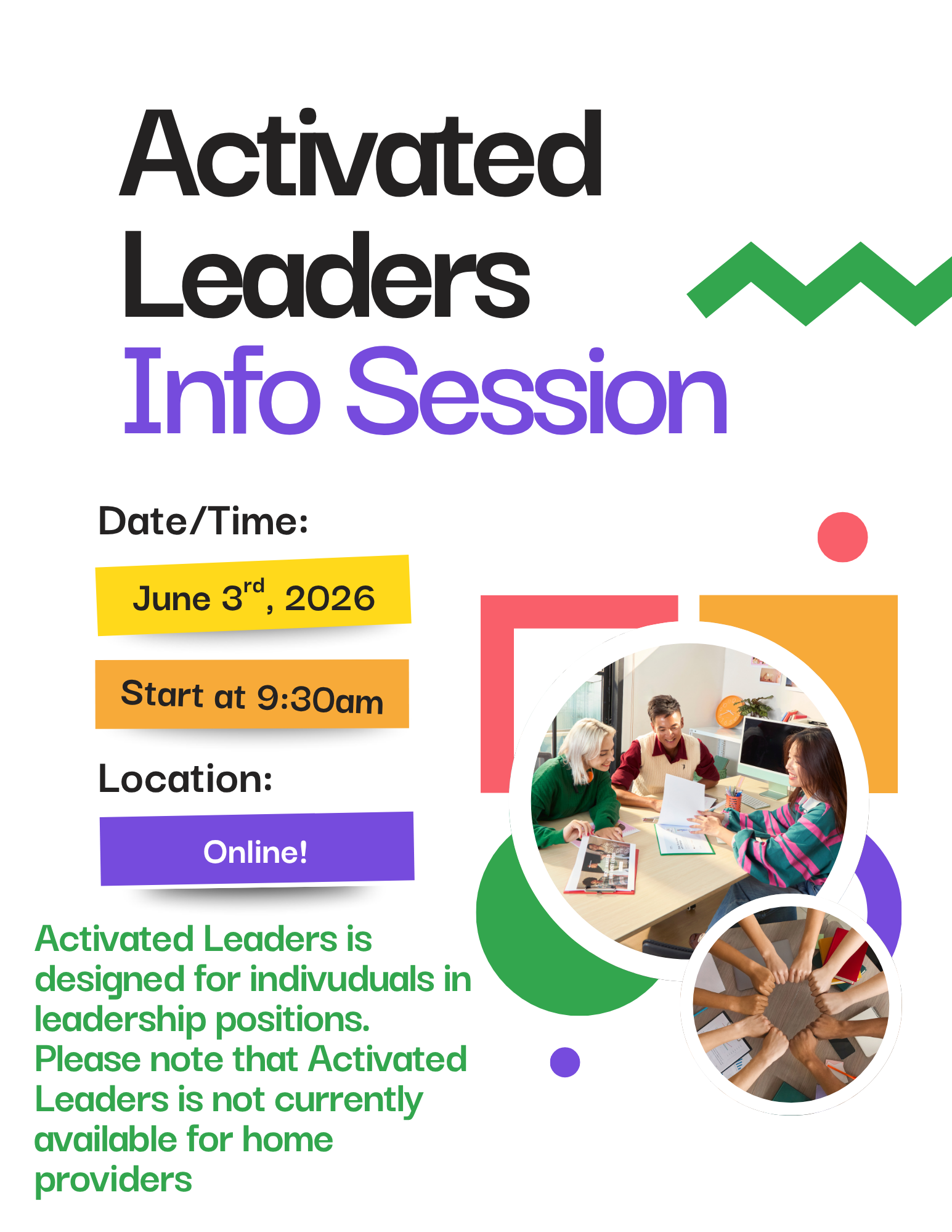 Activated Leaders Info Session