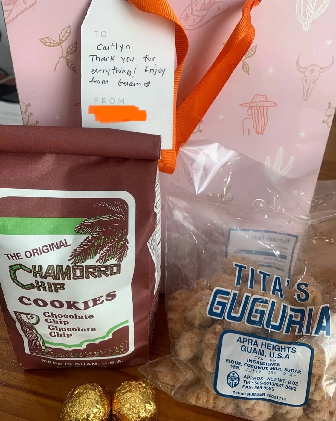 When @ericksanchezplasticsurgery is a rockstar and has clients fly in from Guam&mdash; and they come to see you! GUAM SNACKS 😋 🧡