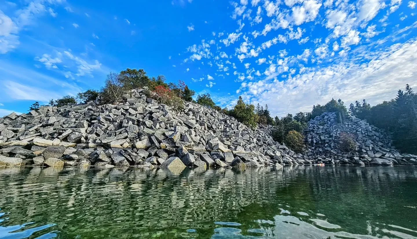 The sound at  Crotch Island Quarry