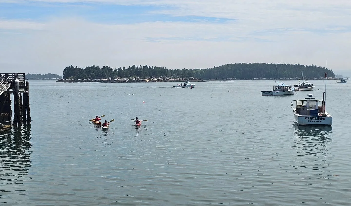 Finally warming up and we got some kayakers going out this week. Summer has begun!