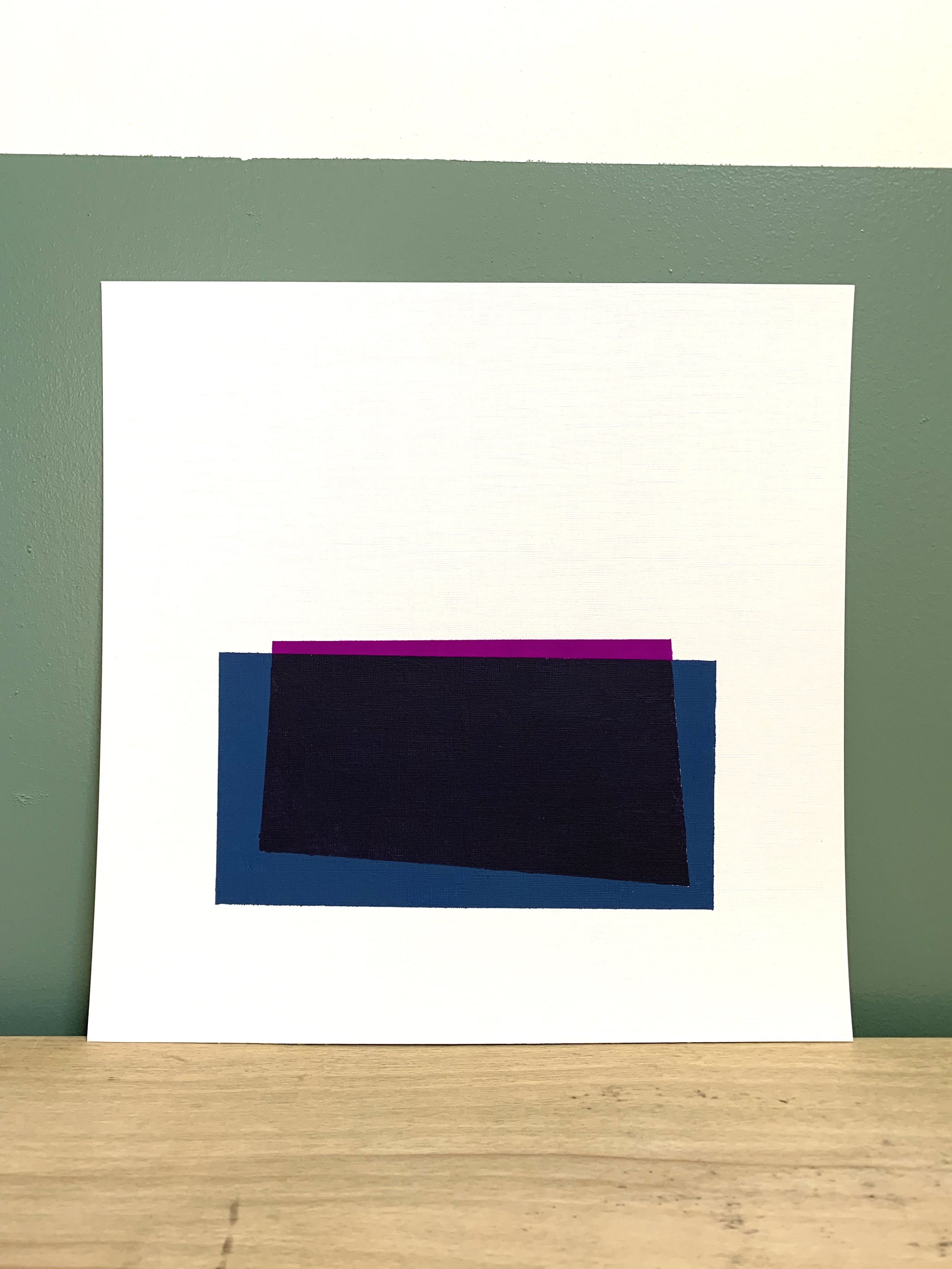 #3 Acrylic on paper 12"x12"