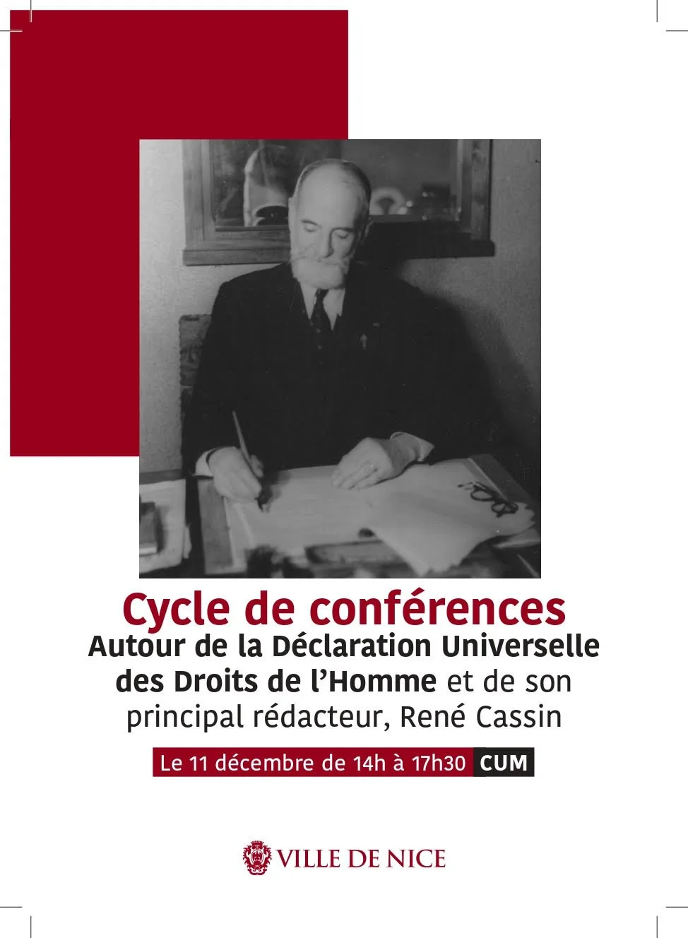 Jeudi 11 décembre 2025 - Conférence : René Cassin 