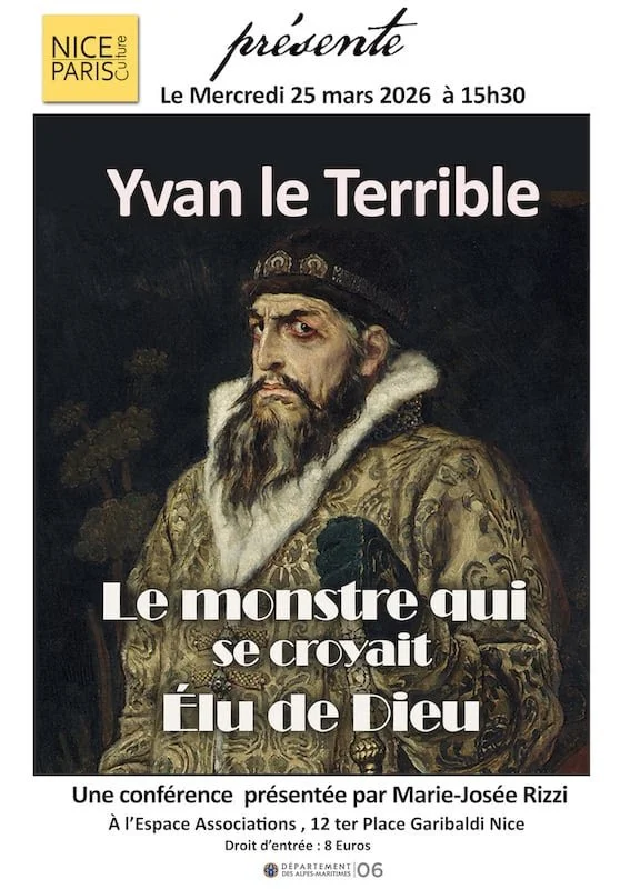 Mercredi 25 mars 2026 - Conférence : Yvan le Terrible 