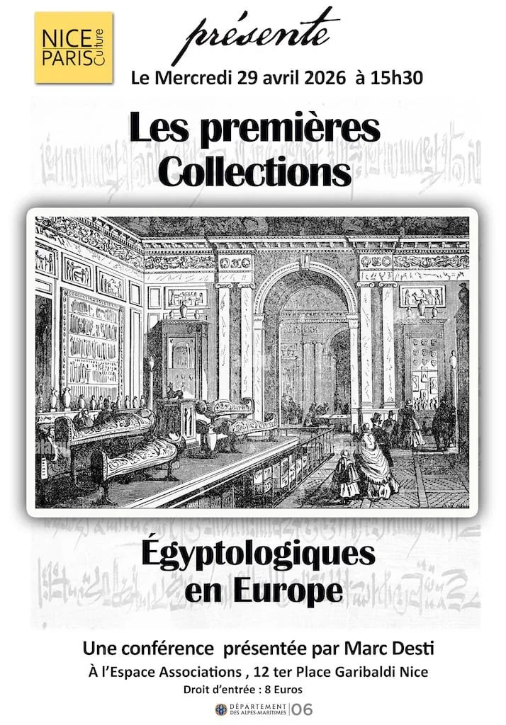 Mercredi 29 avril 2026 - Conférence : Premières collections égyptologiques en Europe
