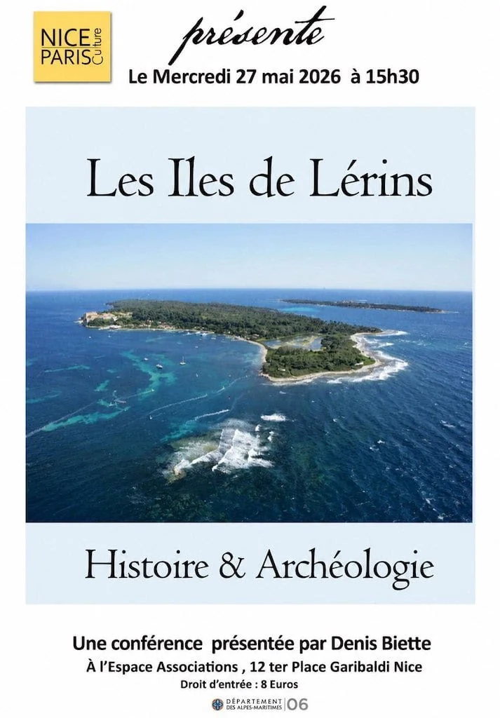 Conférence : Les îles de Lérins, histoire et archéologie