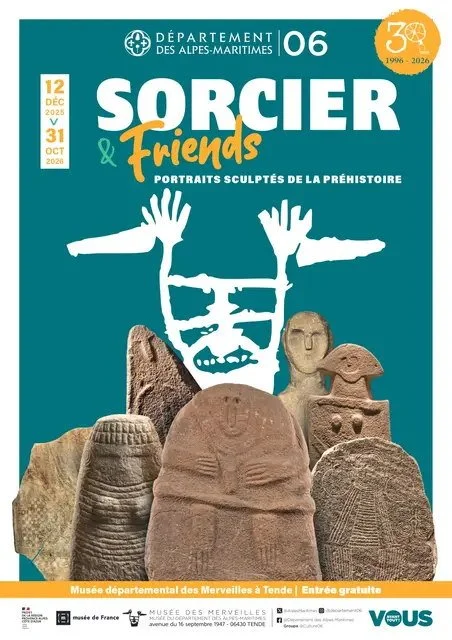 Sorcier &amp; Friends. Portraits sculptés de la Préhistoire