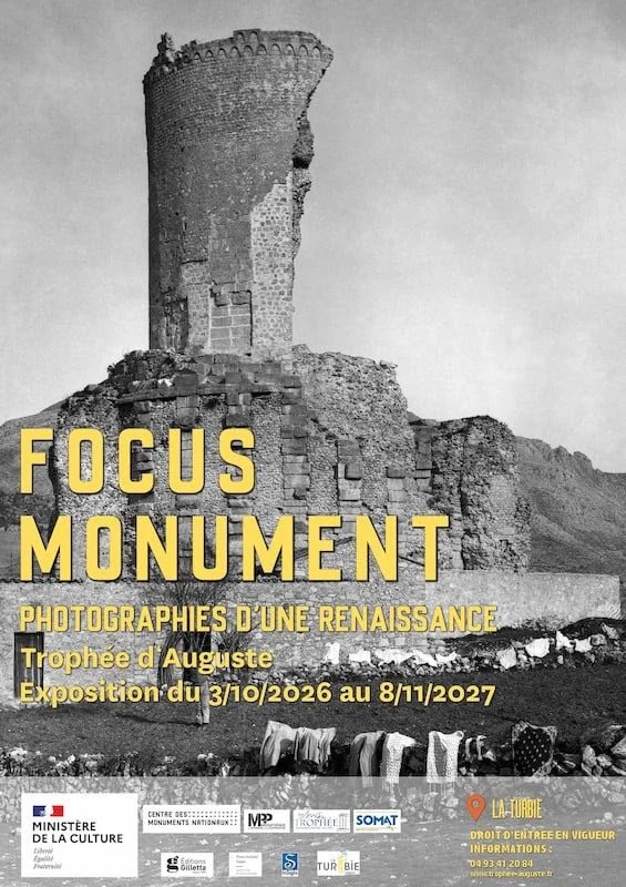 Du 3 octobre au 8 novembre 2026 - Exposition au trophée de La Turbie : Focus Monument