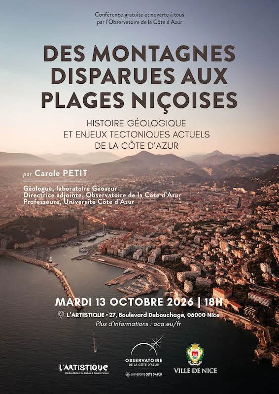 Mardi 13 octobre 2026 - Des montagnes disparues aux plages niçoises