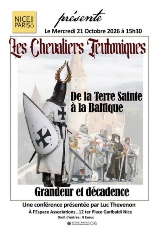 Vendredi 21 octobre - Conférence : Les chevaliers teutoniques