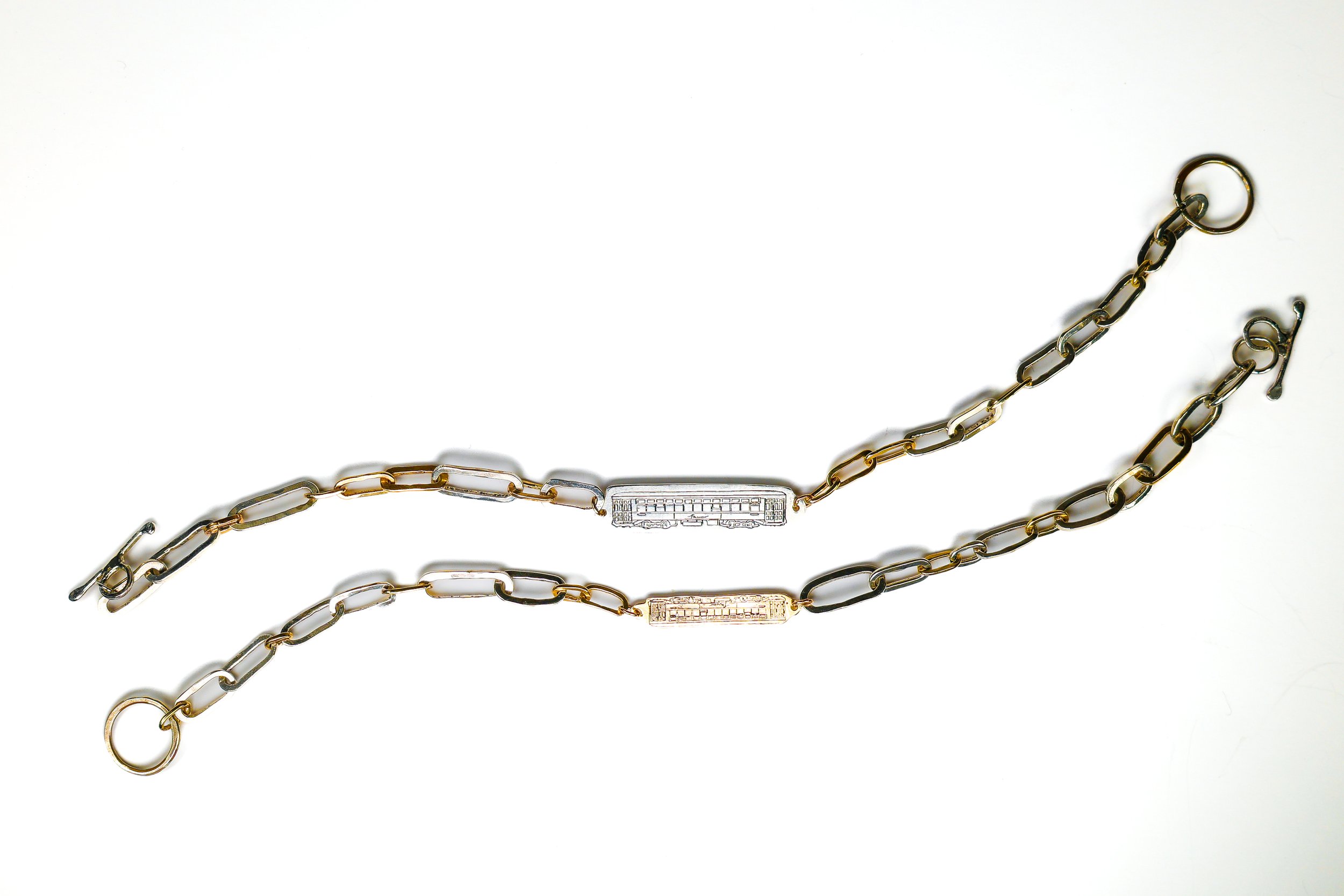 New Orleans Streetcar Bracelet in Sterling Silver