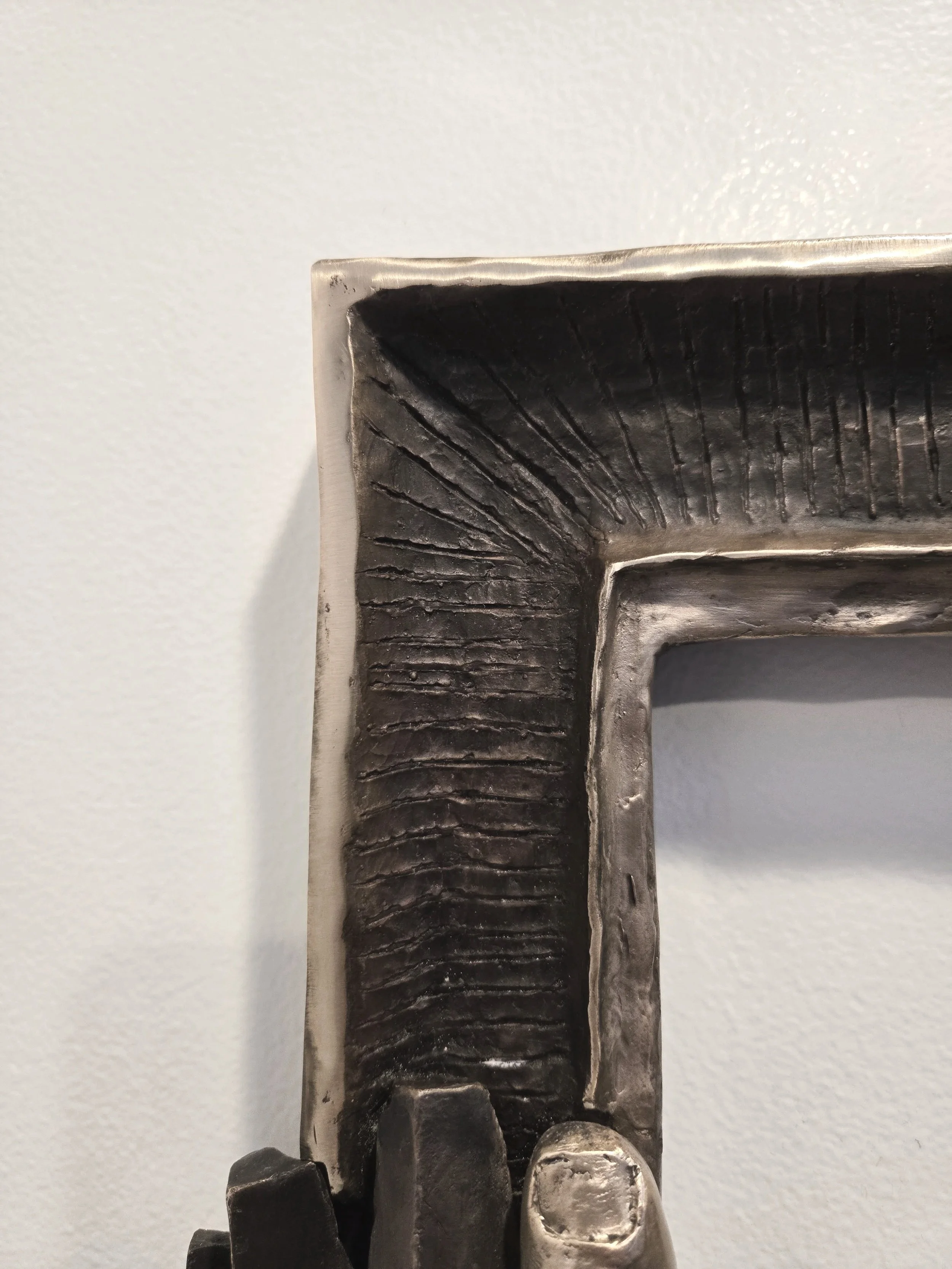 Picturing the Future, bronze, 2.5 x 10 x 11, edition of 5