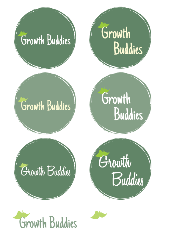 Logo Variations for Growth Buddies