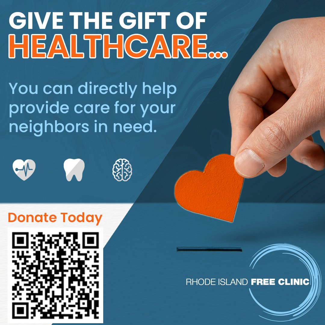 RI Free Clinic Social Media Post