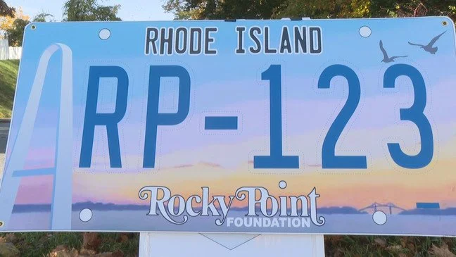 Rocky Point RI License Plate Design