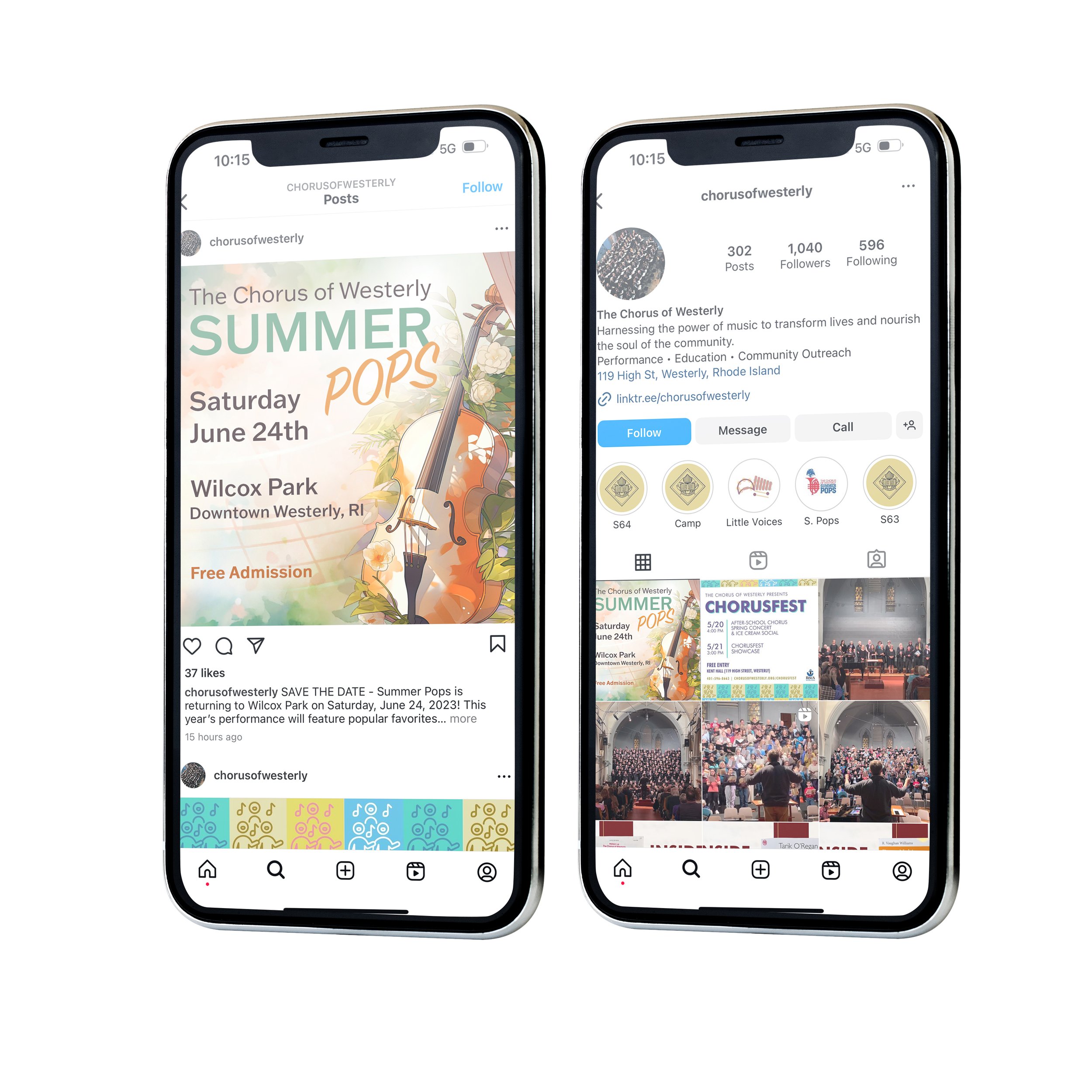 Summer Pops Social Media Mockup